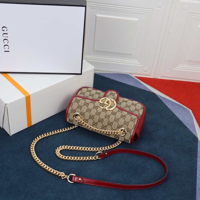 Handbag Gucci 446744 size 23-14-6 cm