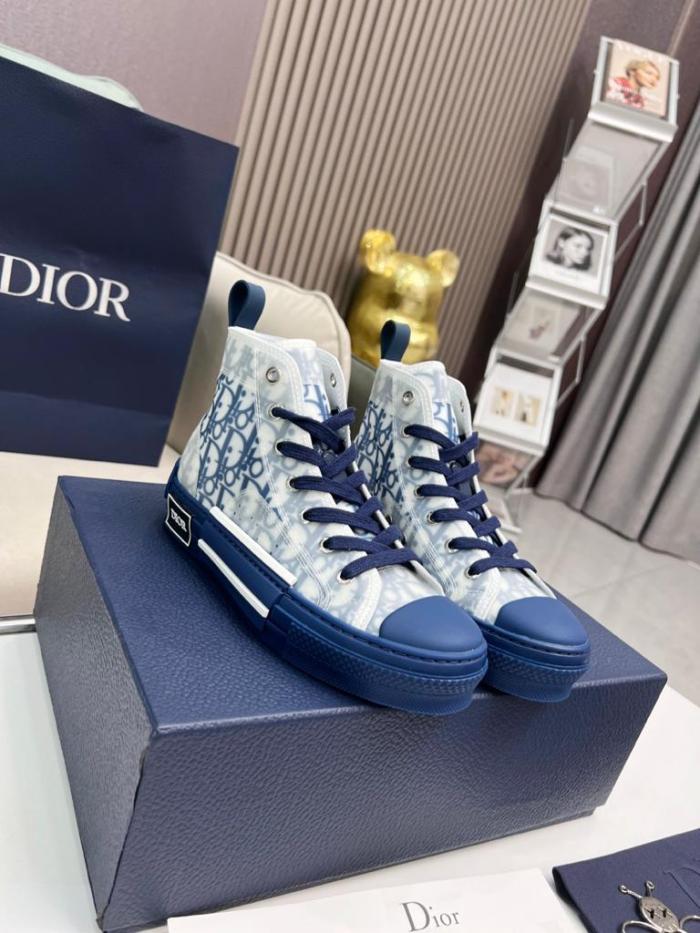 Dior B23 High Top Blue Oblique