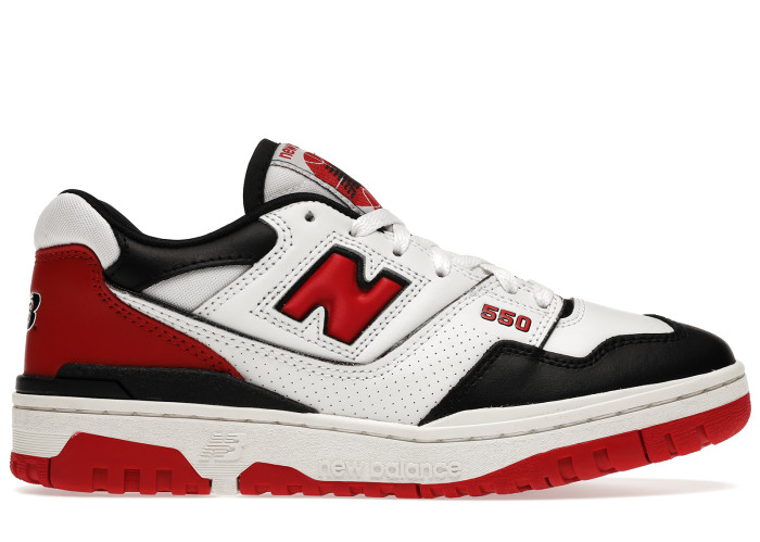 New Balance 550 White Red Black