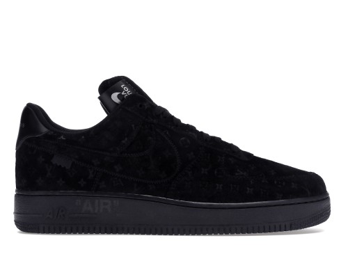 Louis Vuitton Nike Air Force 1 Low By Virgil Abloh Black