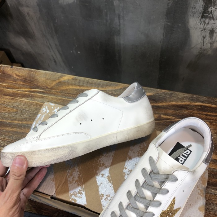 Golden Goose Superstar distressed-finish sneakers 10