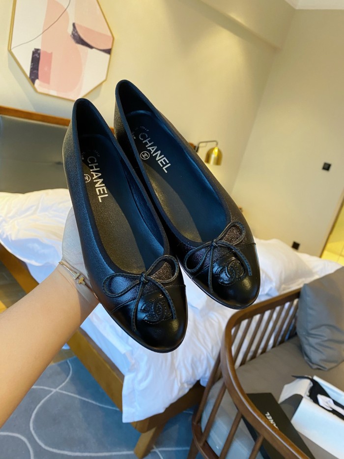Chanel Ballerinas Fabric & Grosgrain 8
