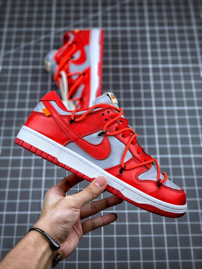 Nike Dunk Low Off-White University Red