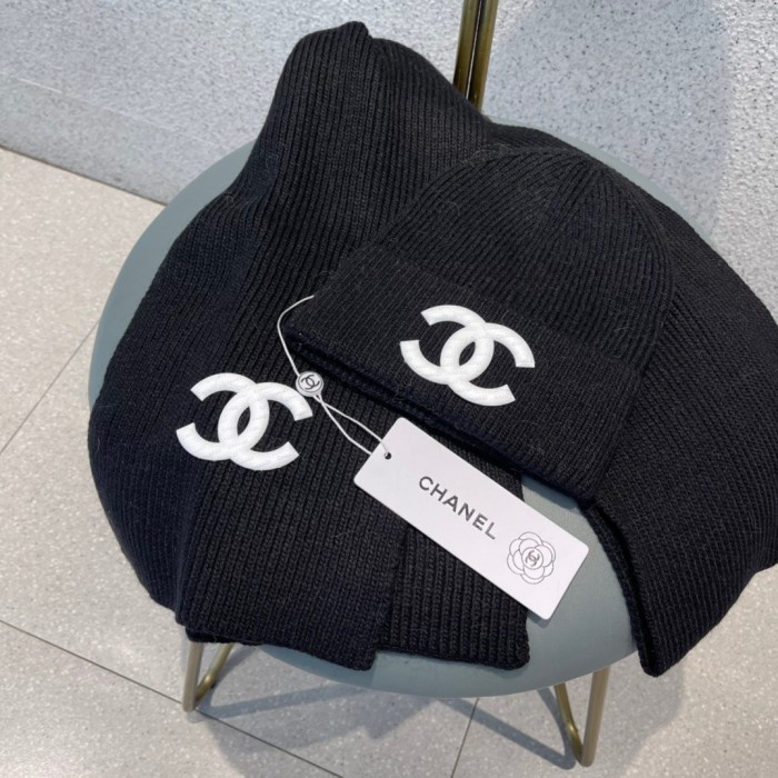 Hat & Scarf Chanel 4