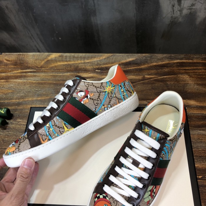 Gucci Ace x Disney Huey, Dewey, Louie Print