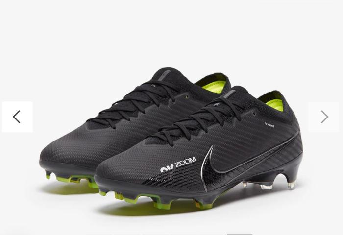 Nike Zoom Mercurial Vapor 15 Elite SG-Pro Anti-Clog Traction Black White Volt