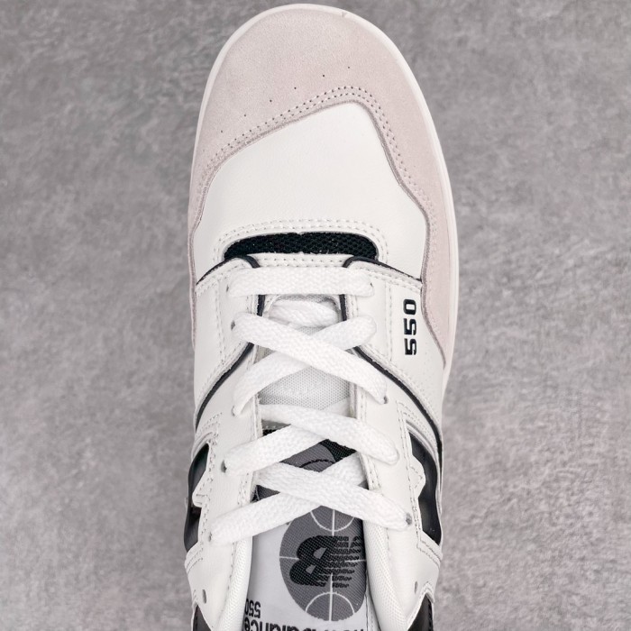 New Balance 550 Sea Salt Black