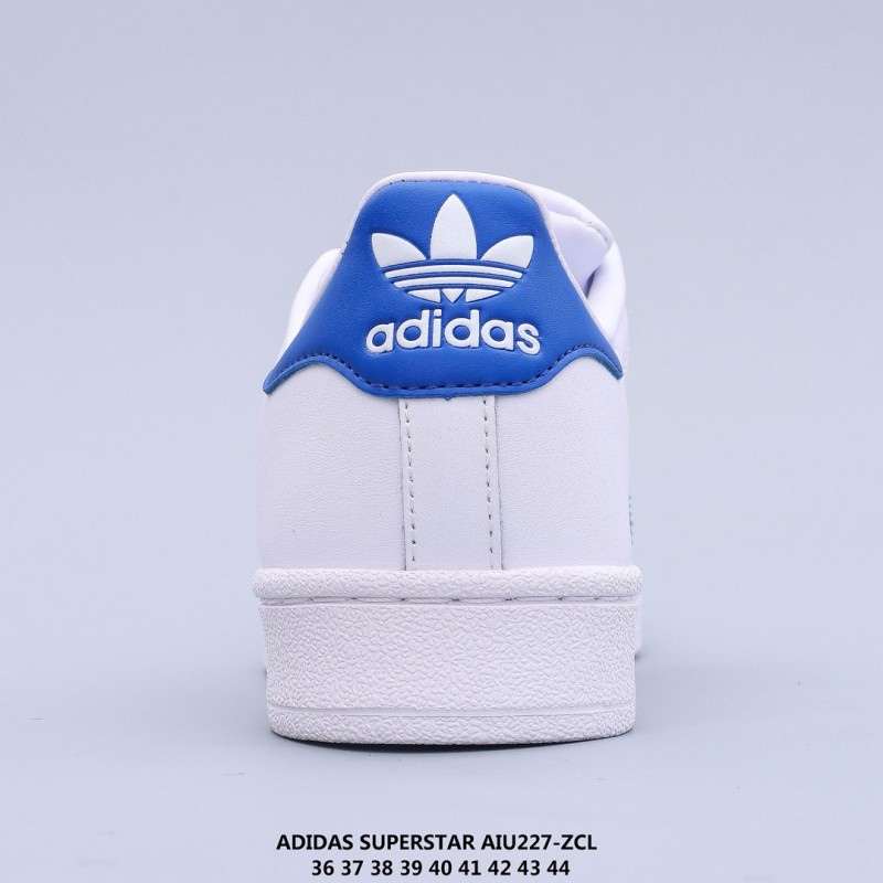 adidas Superstar White Red Blue