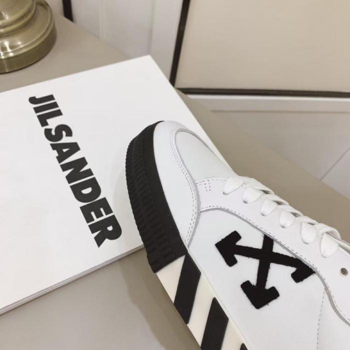 OFF-WHITE Vulcanized Low Canvas White Black