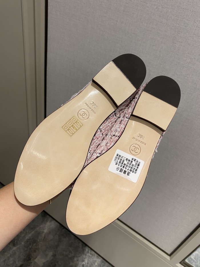 Chanel Ballerinas Fabric & Grosgrain 38