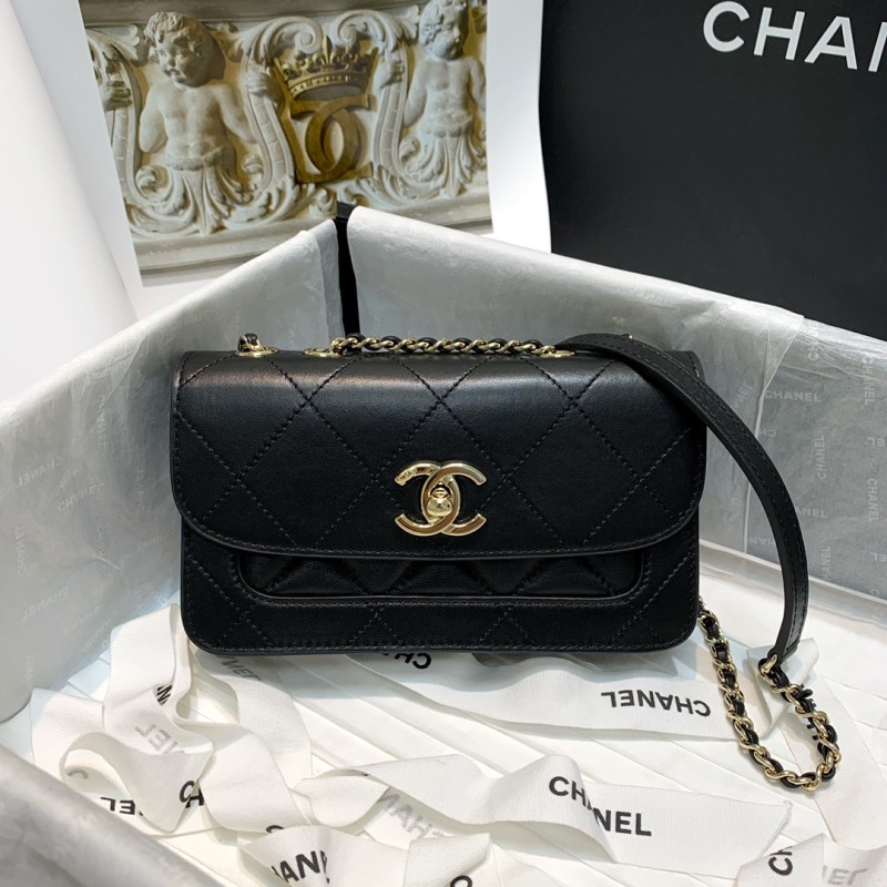 Handbag Chanel 2742 size 19 10.5 4.5 cm