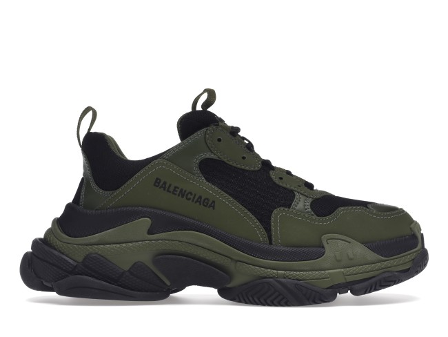 Balenciaga Triple S Dark Green Black