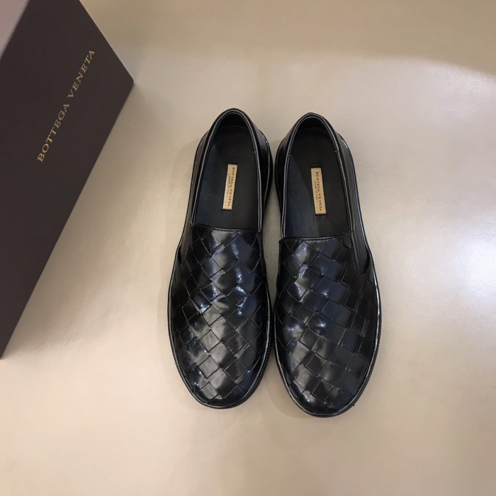 Bottega Veneta Intrecciato Leather Loafers 1