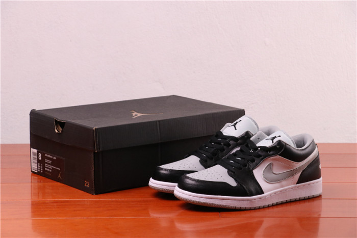 Jordan 1 Low Black White Grey