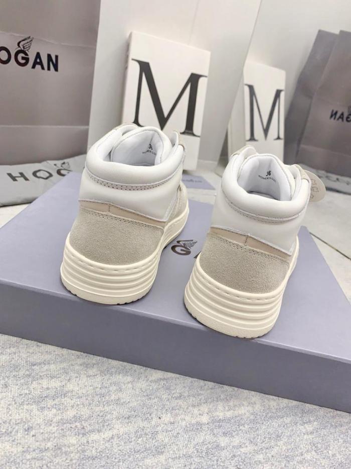 High Top Hogan H630 Silver Ivory