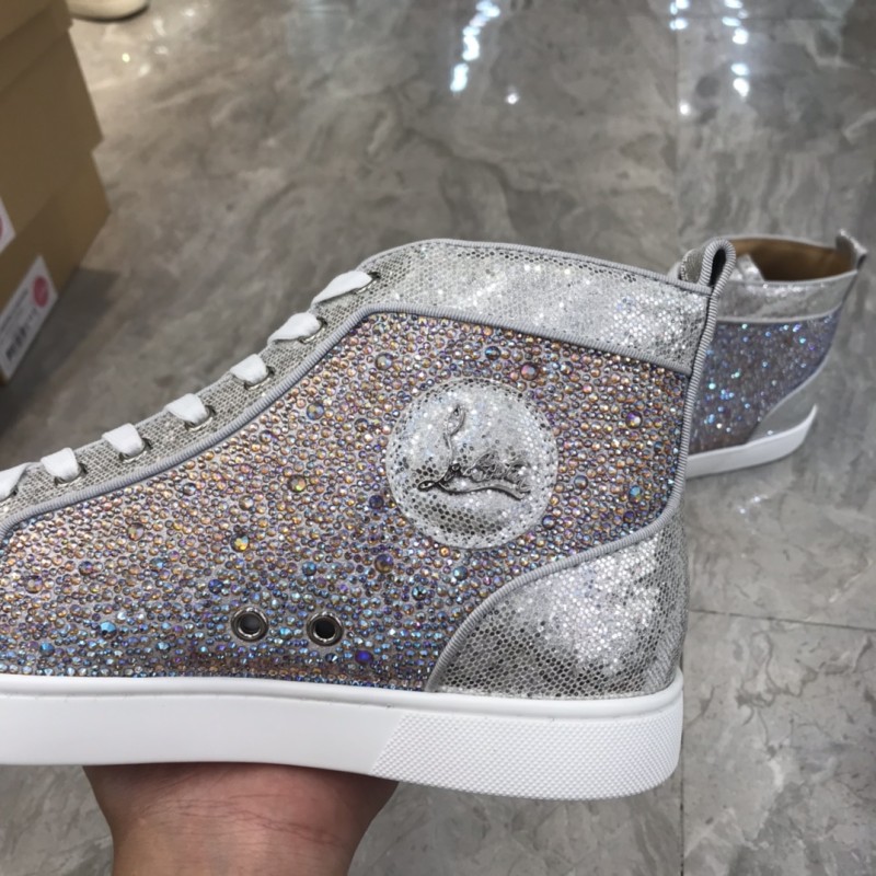 Christian Louboutin Louis Junior Spikes Orlato Flat Sneakers 19