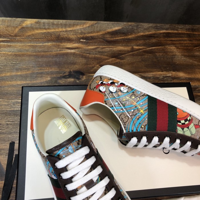 Gucci Ace x Disney Huey, Dewey, Louie Print