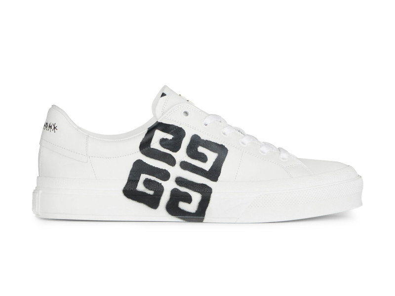 Givenchy City Sport Tag Effect 4G Print Black White