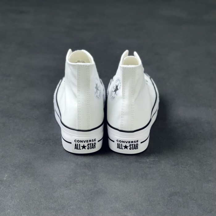 Converse Chuck Taylor All-Star Hi Platform White Black (W)