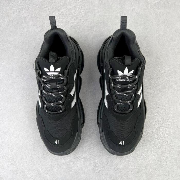 Balenciaga x adidas Triple S Black White