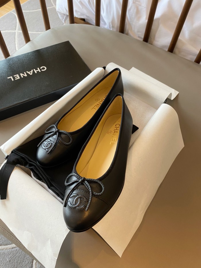 Chanel Ballerinas Fabric & Grosgrain 1