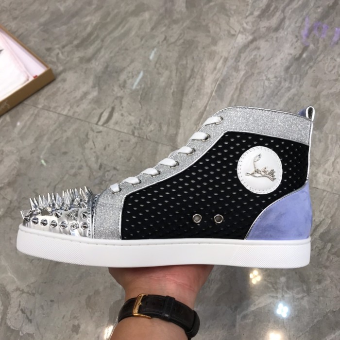 Christian Louboutin Louis Junior Spikes Orlato Flat Sneakers 38