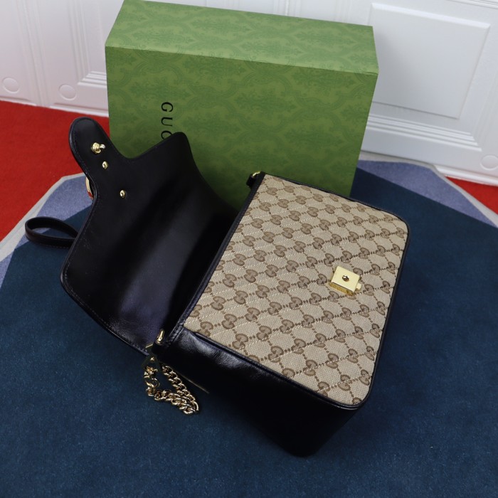 Handbag Gucci 498110 size 26.5*19.5*11 cm