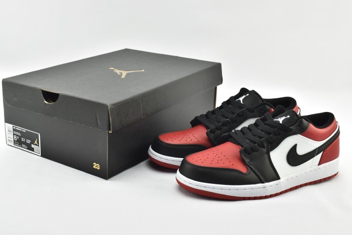 Jordan 1 Low Bred Toe