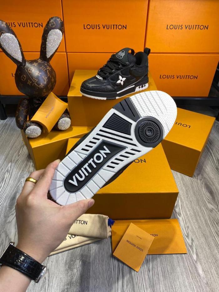 Louis Vuitton LV Skate Sneaker Black Black White