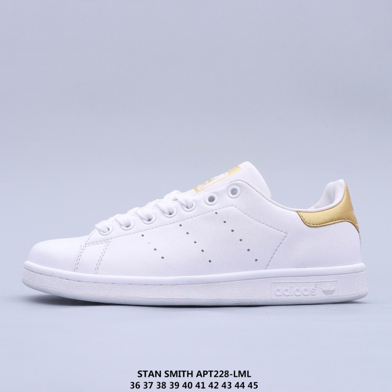 adidas Stan Smith White Gold Metallic