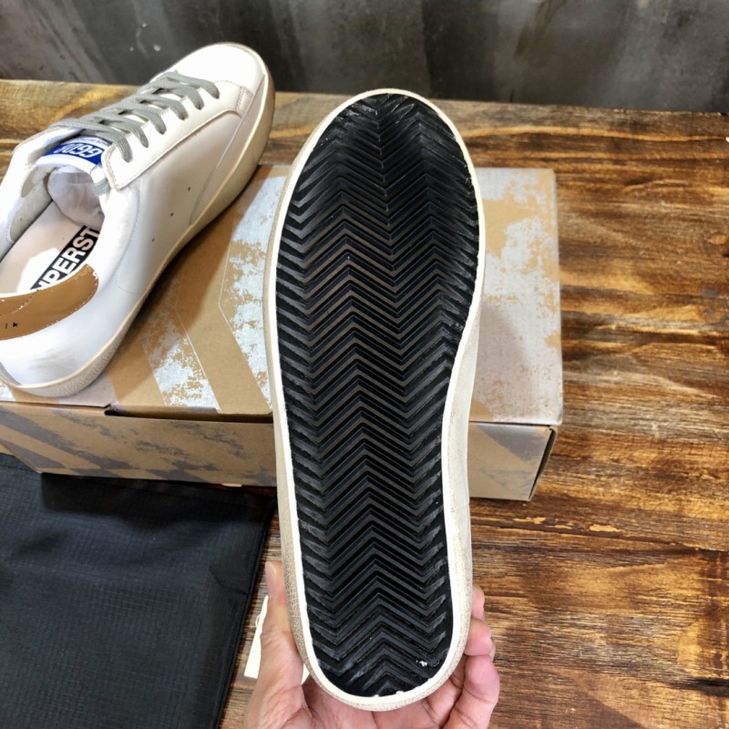 Golden Goose Superstar distressed-finish sneakers 14