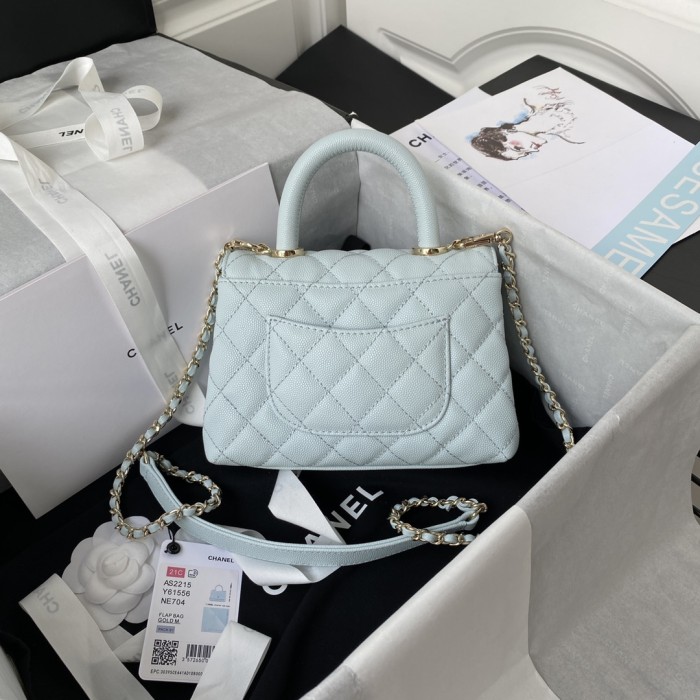 Handbag Chanel AS2215 size 𝟏𝟑*𝟏𝟗*𝟗 𝑐𝑚