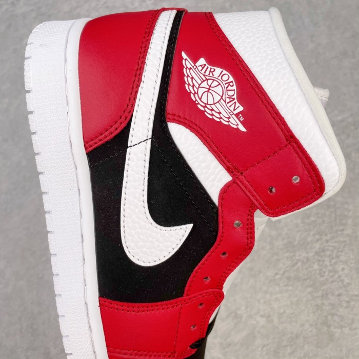 Jordan 1 Mid Gym Red Black (W)