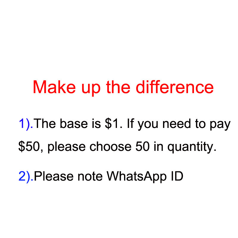 Make up the difference