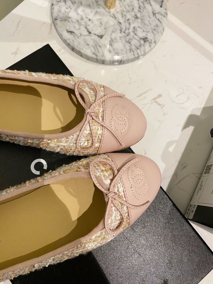 Chanel Ballerinas Fabric & Grosgrain 27