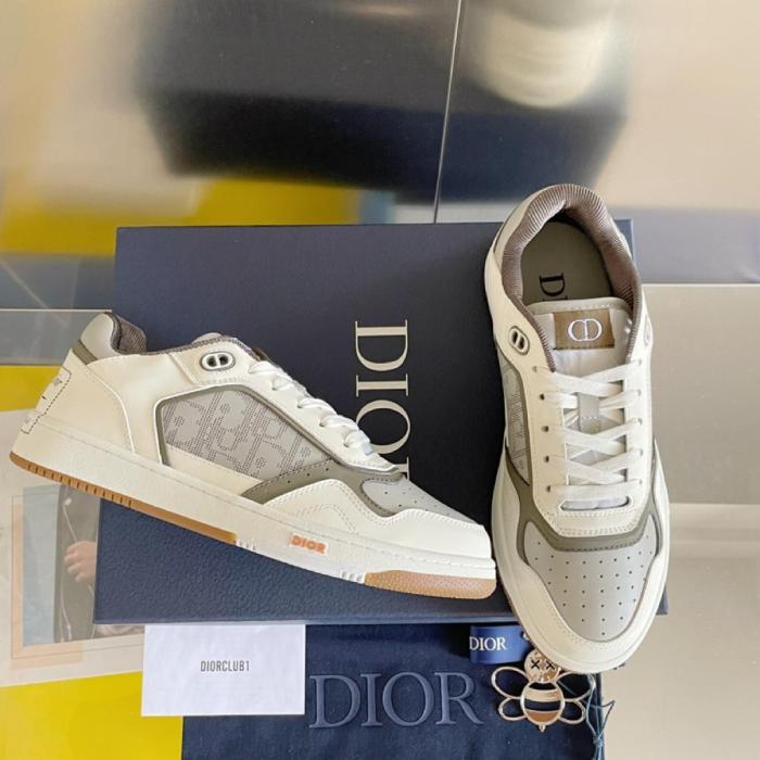 Dior B27 Low by Birkenstock Cream Greige Greige Dior Oblique