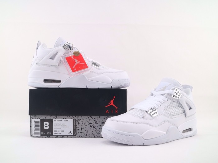 Jordan 4 Retro Silver Anniversary
