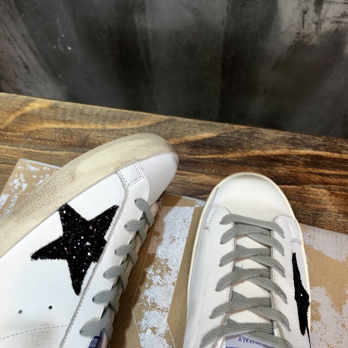 Golden Goose Superstar distressed-finish sneakers 14