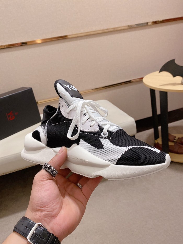 Y-3 Kaiwa Lace-Up Sneakers 12