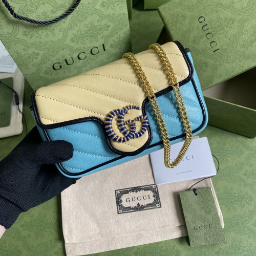 Handbag Gucci 574969 size 16.5*10.2*5.1 cm