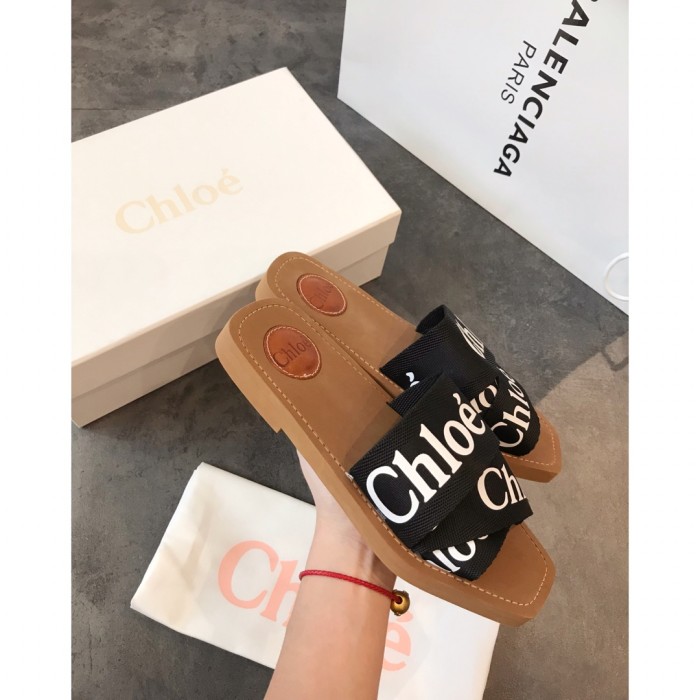 Chloé WOODY FLAT MULE
