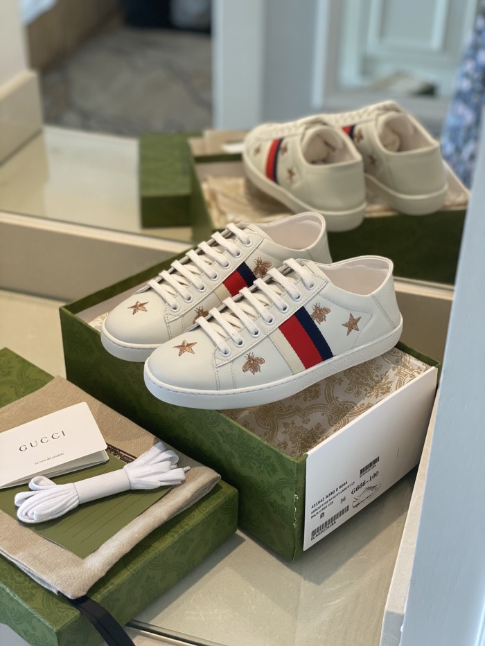 Gucci Women's Ace sneaker with bee sneaker 4