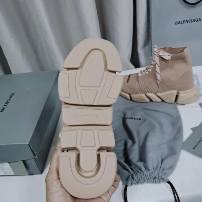 Balenciaga Speed 2.0 Lace Up Beige