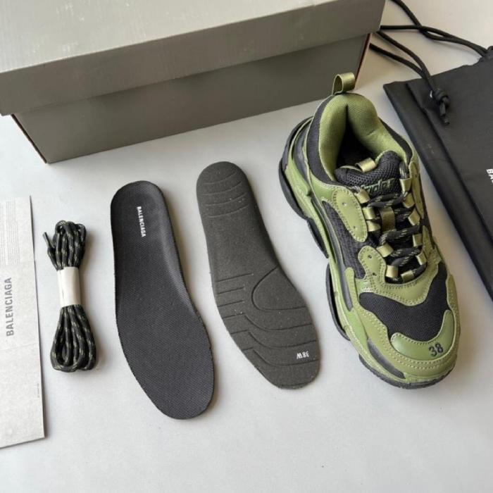 Balenciaga Triple S Dark Green Black
