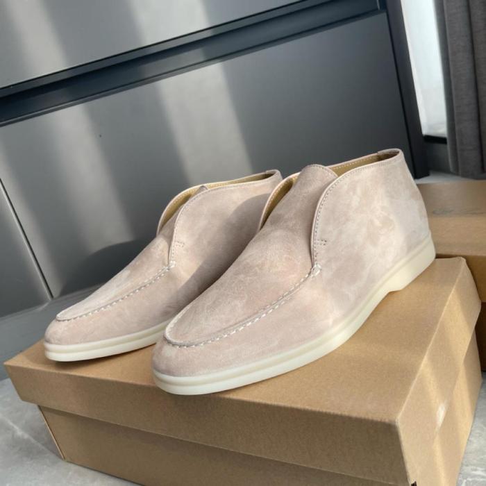 Loro Piana Open Walk suede ankle boots