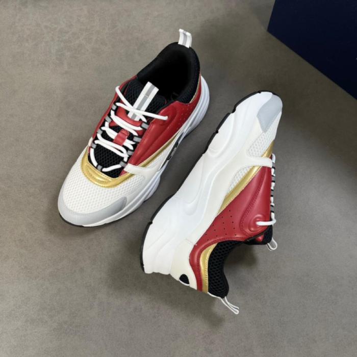 Dior B22 White Black Burgundy Gold