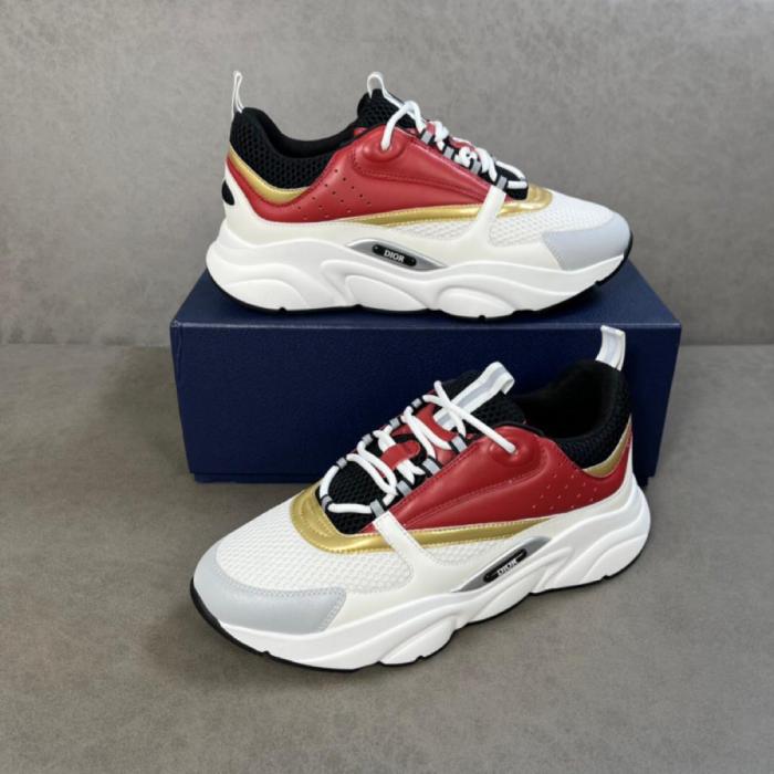 Dior B22 White Black Burgundy Gold