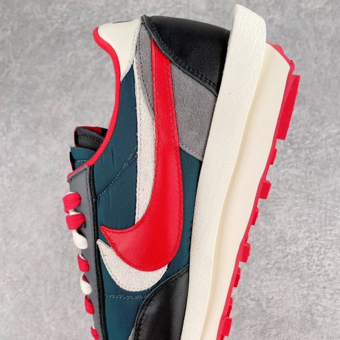 Nike LD Waffle sacai Undercover Midnight Spruce University Red