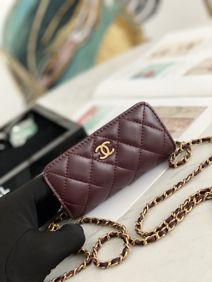 Handbag Chanel 81135 size 12.5 9 2.5 cm