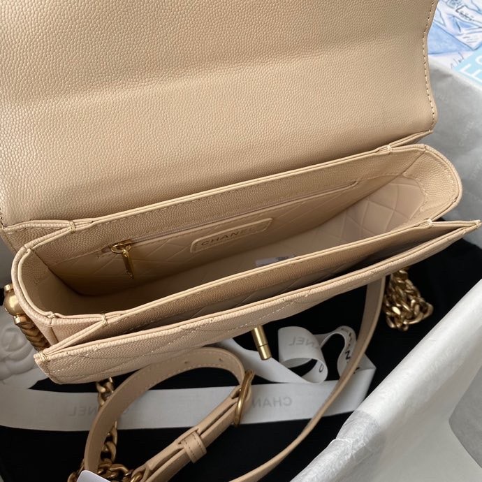 Handbag Chanel AS2485 size 17*23*8.5 cm